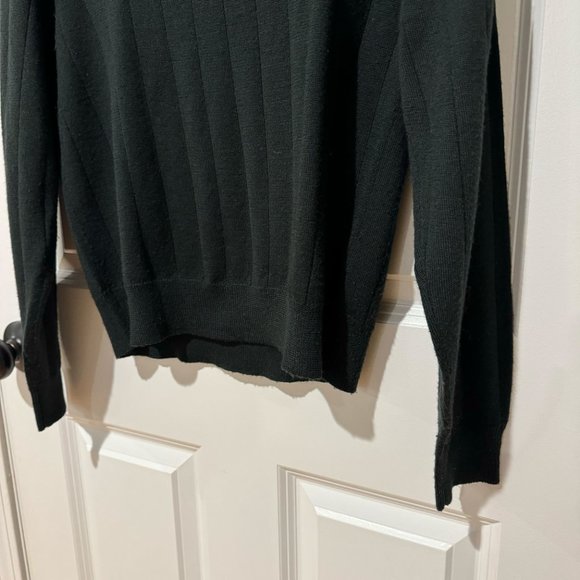 Black Harve Benard Mockneck Pullover Sweater - Size Medium - Picture 5 of 5